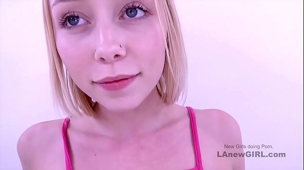 New_cute blonde getscreampied at modeling audition