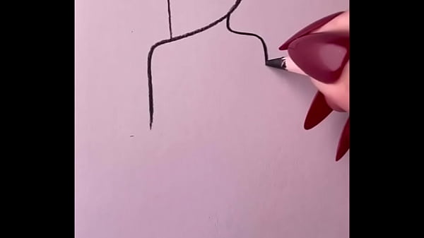 Pencil drawing girl back side video for beginners 