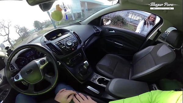 Lili charmelle a car stop for fuck and creampie 