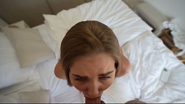 Listen to me, stepbrother! Either you fuck me, or I'll tell your girlfriend that you cheated on her! POV 4K 