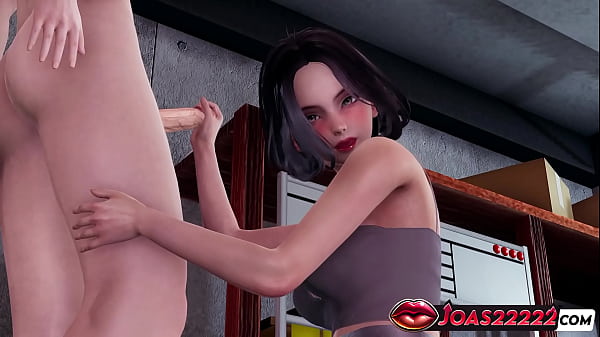 Experience sexy trainer carol in leggings porn animation featuring huge cock handjob service deepthroat & wall intense irrumatio cum a lof of semen on boobs