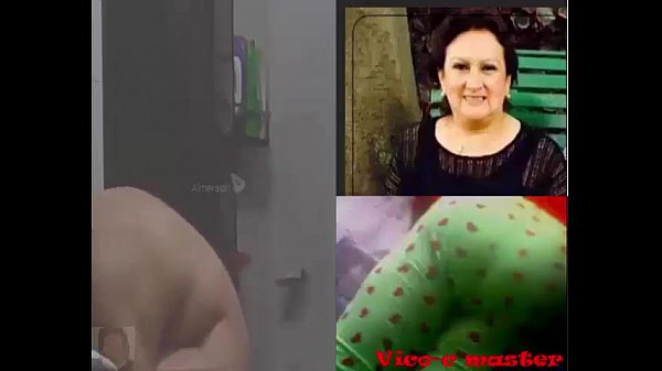 Espiando a mi tía mientras_se seca_su cuerpo rico