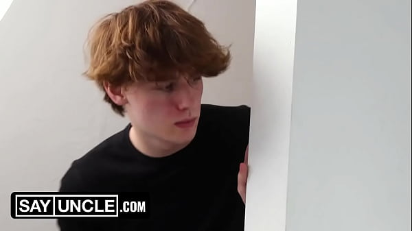 Play MP4 - Skinny Blonde Twink Gets Cornered In The Locker Room - Trailer