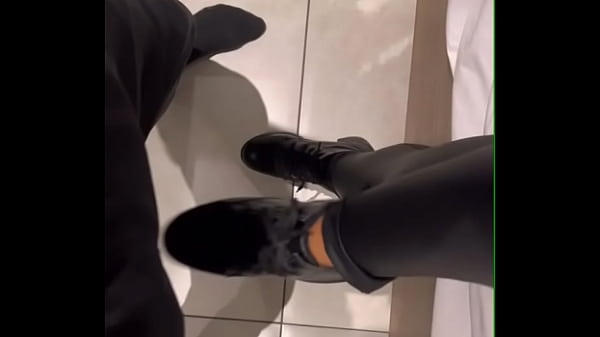 Ballbusting POV boots 