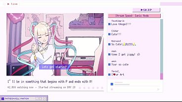 Needy streamer overload kangel ame chan sex porn hentai animation cumming game horny parody