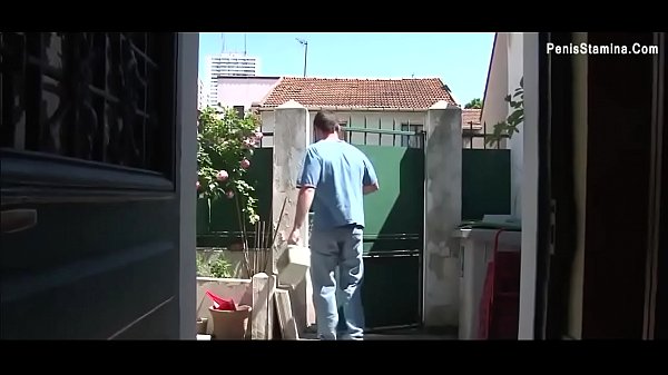 Hot blonde tries two different guys 