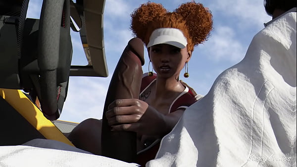 Ghetto girl with thick thick rides top don bbc in yellow lamborghini sassycomics 