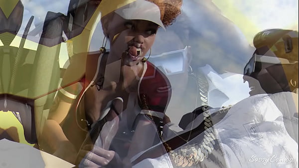 Play MP4 - Ghetto Girl with Thick Thick Rides Top Don BBC In Yellow Lamborghini - SassyComics