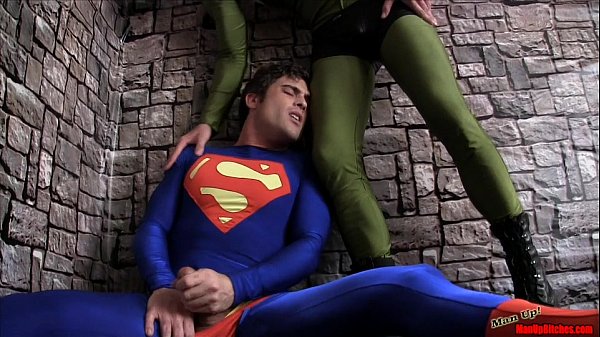 Play MP4 - Superman Submits 2 CBT HANDJOB LYCRA SPANDEX