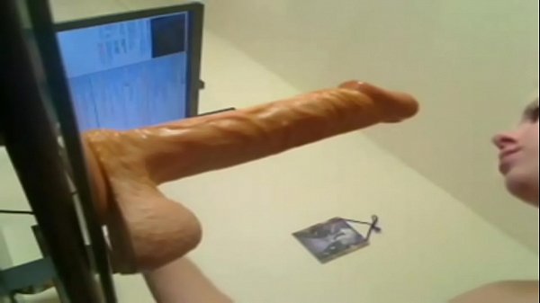Blonde Deep Throats Dildo