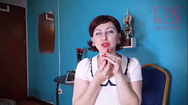 Red lipstick kissing teasing_by Regina Noir. Trailer