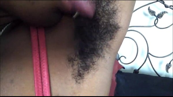 Poor Black Hairy_Girl Licks Her Armpit Hair