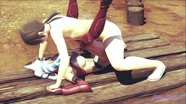 Star Wars Hentai - Ahsoka Fucked in some positions - Japanese asian manga animegame cartoonporn animation