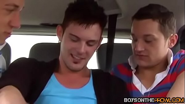 Play MP4 - Tattooed twinks cock sucking and anal pounding van threesome