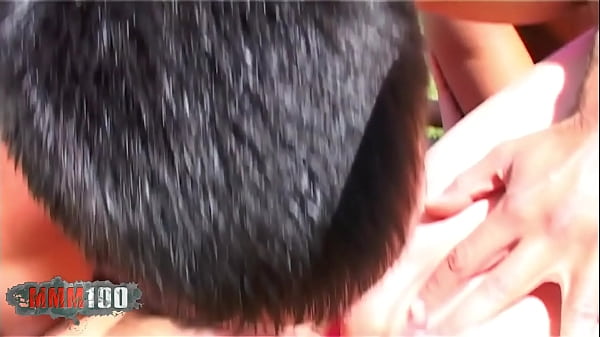 Horny couplehaving fun with a young french slut