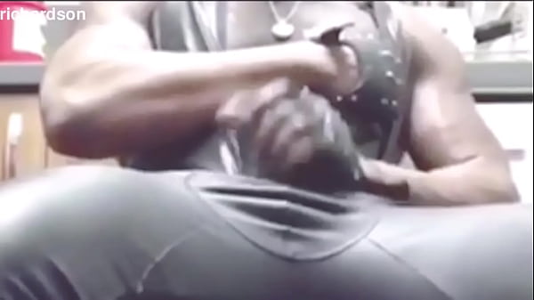 Latex Bodysuit Gear BBC Bate Cum & Porn Session 