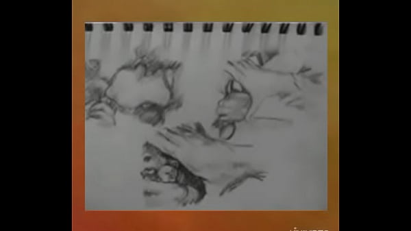 Threesome in the rain quick sketch version