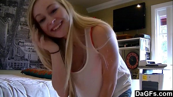 Play MP4 - Dagfs - Young Blonde Teasing With Her Webcam In Her Bedroom