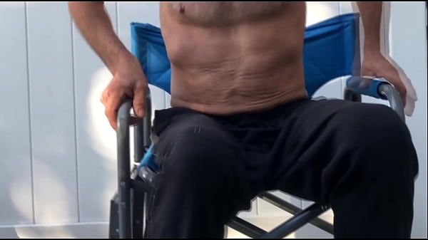 Nonton Deep Pelvic Stretching In Blue Briefs On Blue Chair Late October 2024 thumbnail