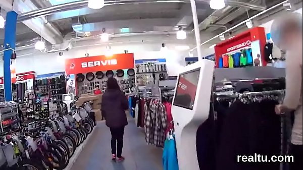 Stunning czech teenie is seduced in_the shopping centre and_screwed_in pov