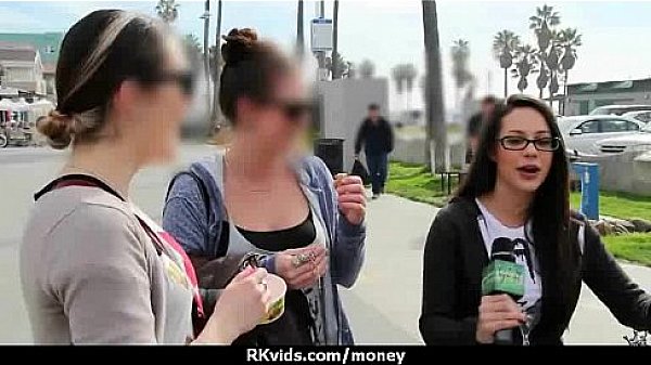 Amateur girl accepts cash for sex from stranger 7 