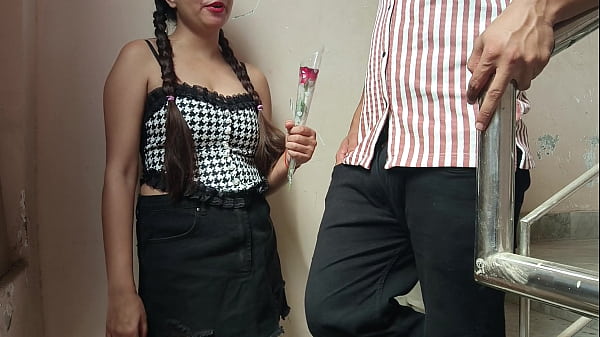 Indian college GirlseducesHer Tutor to fuck her with a creampie on teachers day