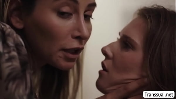 Play MP4 - Stepteen lets TS stepmom fuck her to keep the secret