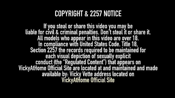 Big boobed vicky vette sucks and ties up a cock with her panties 