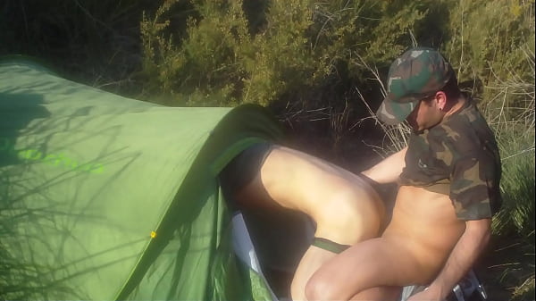 Fucking Hard In The Outdoor Campi !! thumbnail