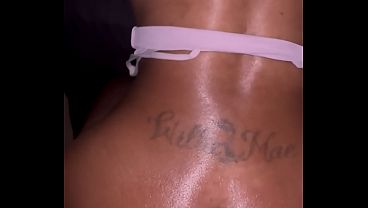 Fresh out the shower amateur couple doggystyle backshots ass smacking anal