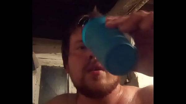 I FINISHED THREE TIMES AND LOWERED THE SPERM INTO A GLASS, THEN POURED IT INTO MY MOUTH AND ON MY FACE!!! CUMSHOT ON THE FACE AND IN THE MOUTH!!!! SWALLOWED HIS OWN FRESH SPERM!!! I POURED THE SPERM ON MY FUCKING FACE!!! 