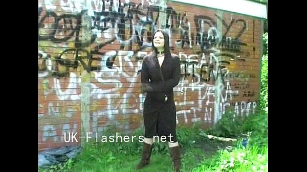 Play MP4 - Sexy teen goth Pixies public flashing and skinny amateur babes outdoor exhibitio