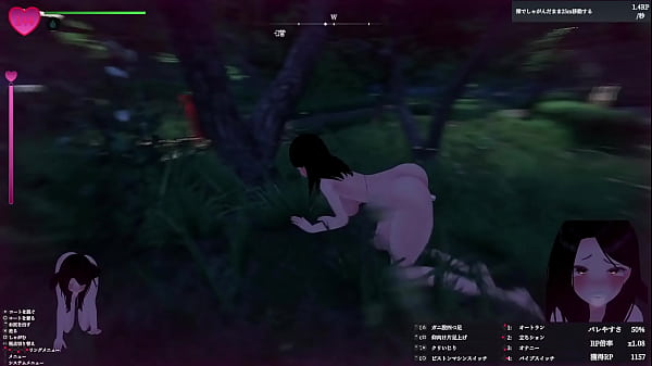 コートを脱ぎ捨てて、いよいよすっぽんぽんで公園を徘徊！ 