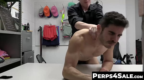 Cazden Confesses That He Was Masturbating, So Officer Church Taught Him A Lesson And Submits Him To A Deep Cavity Search That He&acirc;ll Never Forget. thumbnail