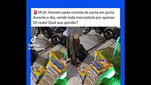 Mendigo n&atilde_o tinha fog&atilde_o e tomou muito saco