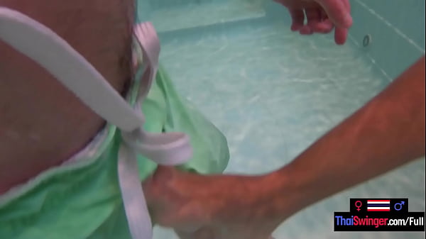 Amateur teen couple_with big ass Thai girlfriend having fun in the jacuzzi