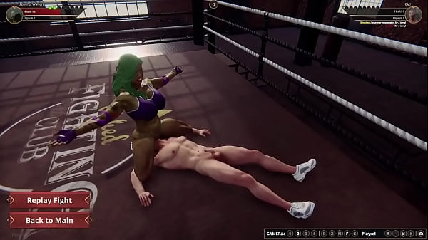 Jennifer Walters VS Gigi Naked_Fighter_3D
