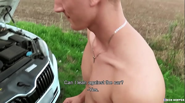 Play MP4 - Euro Twink Gets Dumped By His Gf Sucks A Random Guys Big Dick In Public For Money - CZECH HUNTER 556