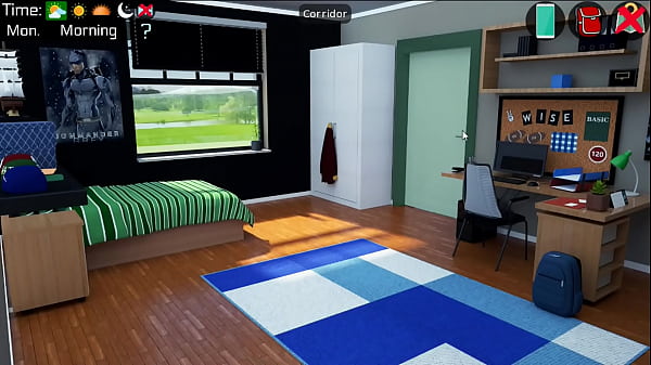 Play MP4 - Milfy City Cap 14 - jugando con la vagina de una MILF infiel mientras su marido duerme en al lado