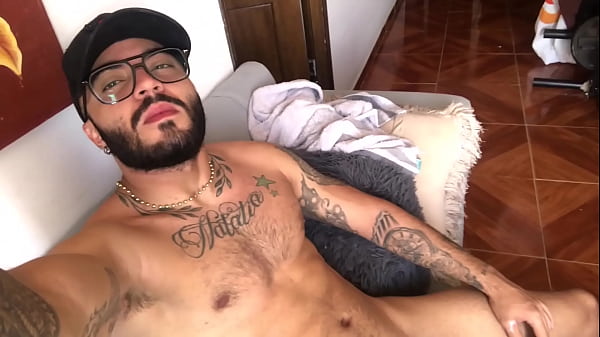 Latino Boy Alone Playing Until Messy Climax thumbnail
