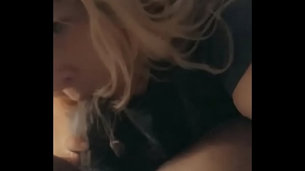 Sucking the cum out my tip 