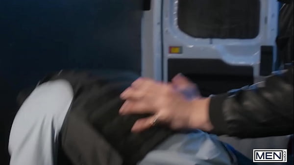 Play MP4 - Bearded Officer Olivier Robert Lets Malik Delgaty Pound His Eager Ass & Give Him A Facial - MEN