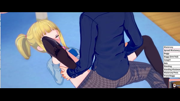 Hentaiblonde_girl getting fucked Missionary position