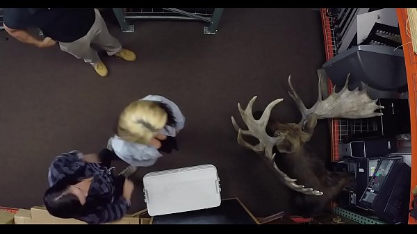 Nonton Intense Sweetheart Has Sex In Shop thumbnail