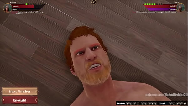 Helena VS Vilkor Naked Fighter 3D
