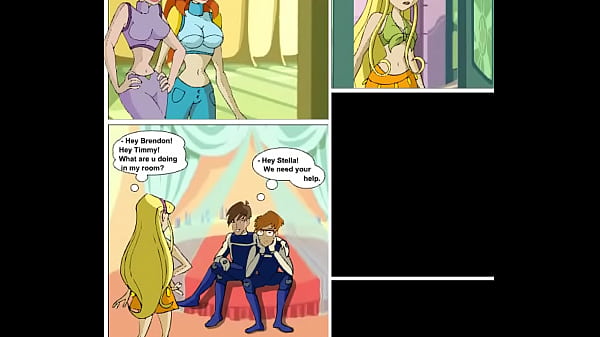 Stella from winx fuck with two guys in this flash comics 