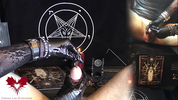 Sperm Extraction With A Drinking Straw. Latex Gloves And Wristwatch. In The Style Of Watchesandnails. thumbnail