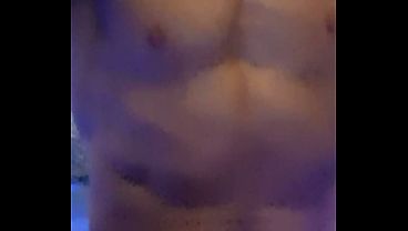 Horny Big Dick Jerking in Luxury Public Spa Sauna - High Risk Almost Caught Huge Cumshot 