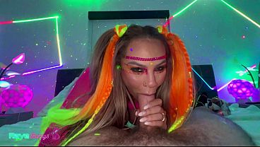 Busty Rave Beauty Essie Gotback Gets Her Pussy Eaten By The DJ! 