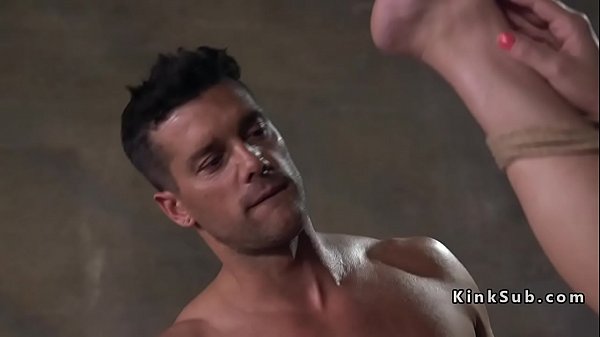 Busty sub electro shocked and anal fucked